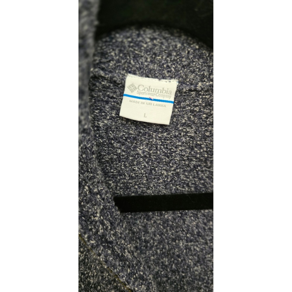Columbia Zip Up Sweater Jacket Size L - Picture 2 of 8